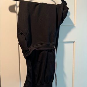 Figs Black Maternity Jogger Scrub Pants